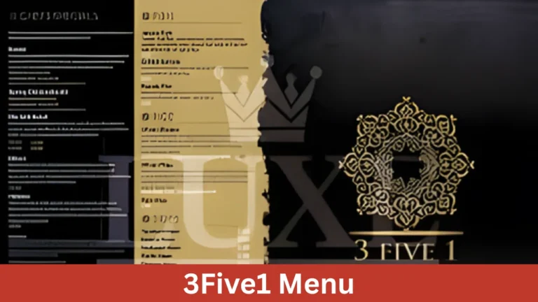 3Five1 Menu