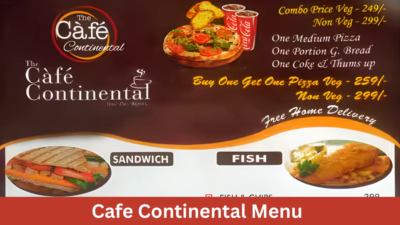 Cafe Continental Menu