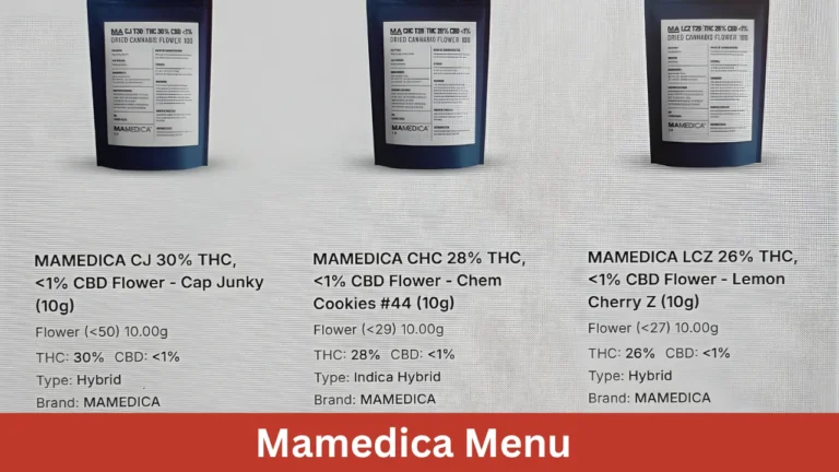 Mamedica Menu