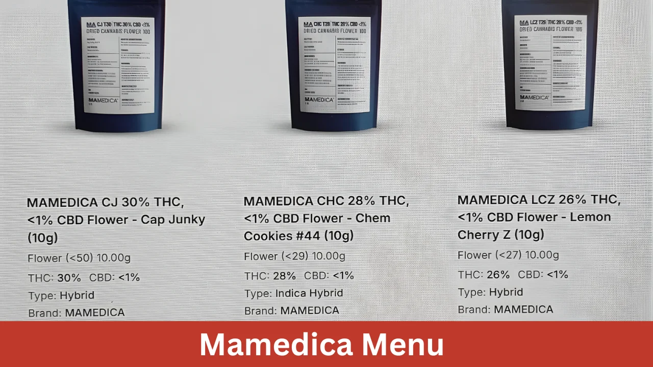 Mamedica Menu
