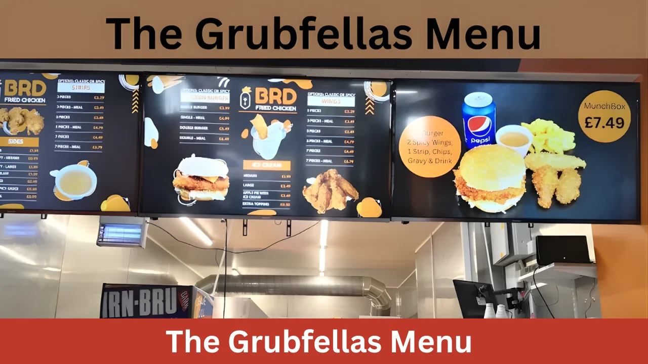 The Grubfellas Menu