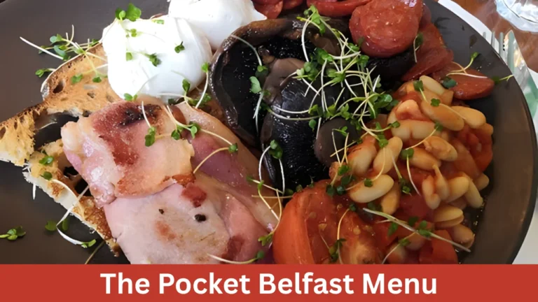 The Pocket Belfast Menu