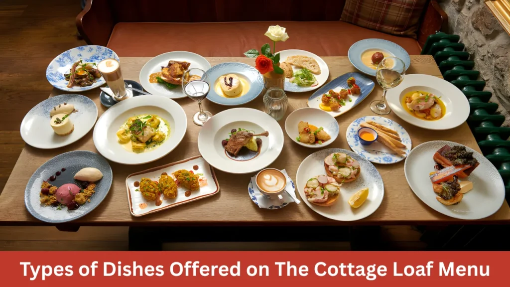 Types of Dishes Offered on The Cottage Loaf Menu