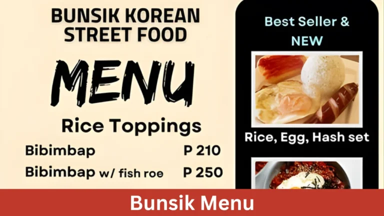 Bunsik Menu