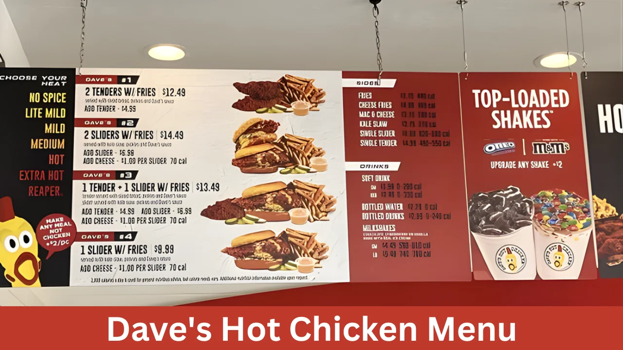 Dave's Hot Chicken Menu