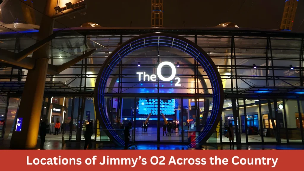 Locations of Jimmy’s O2 Across the Country