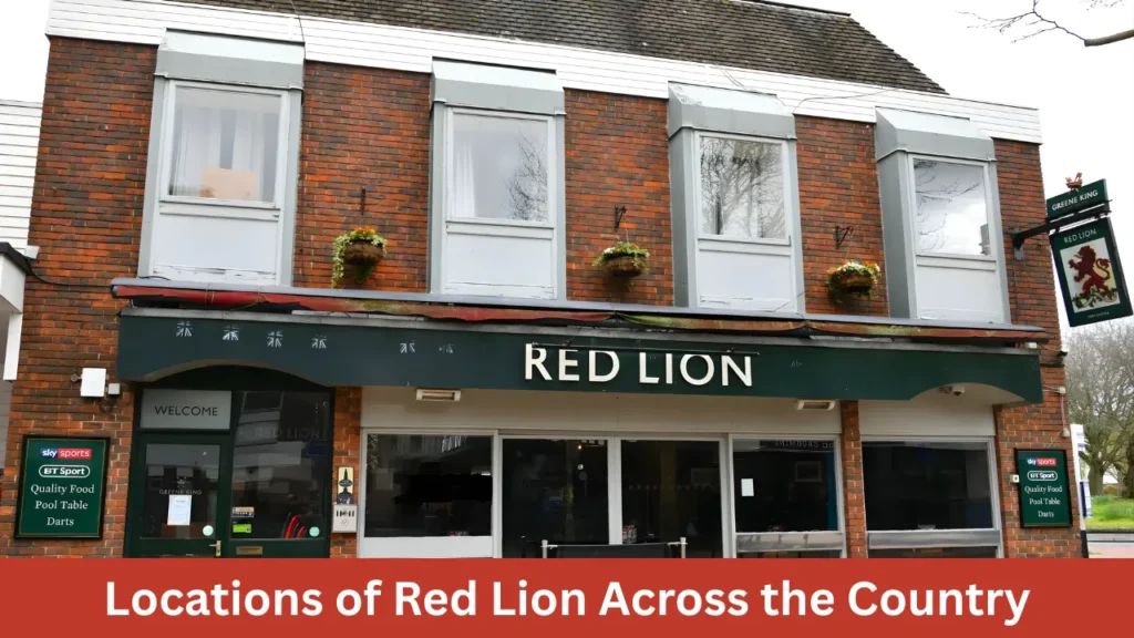 Locations of Red Lion Across the Country