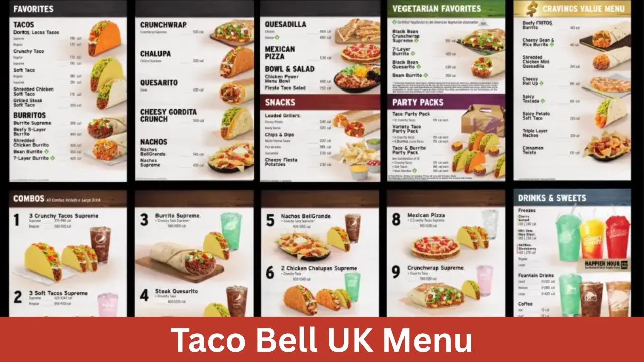 Taco Bell UK Menu