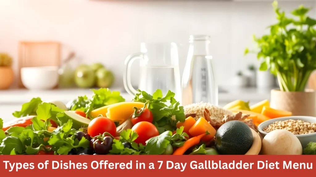 Types of Dishes Offered in a 7 Day Gallbladder Diet Menu