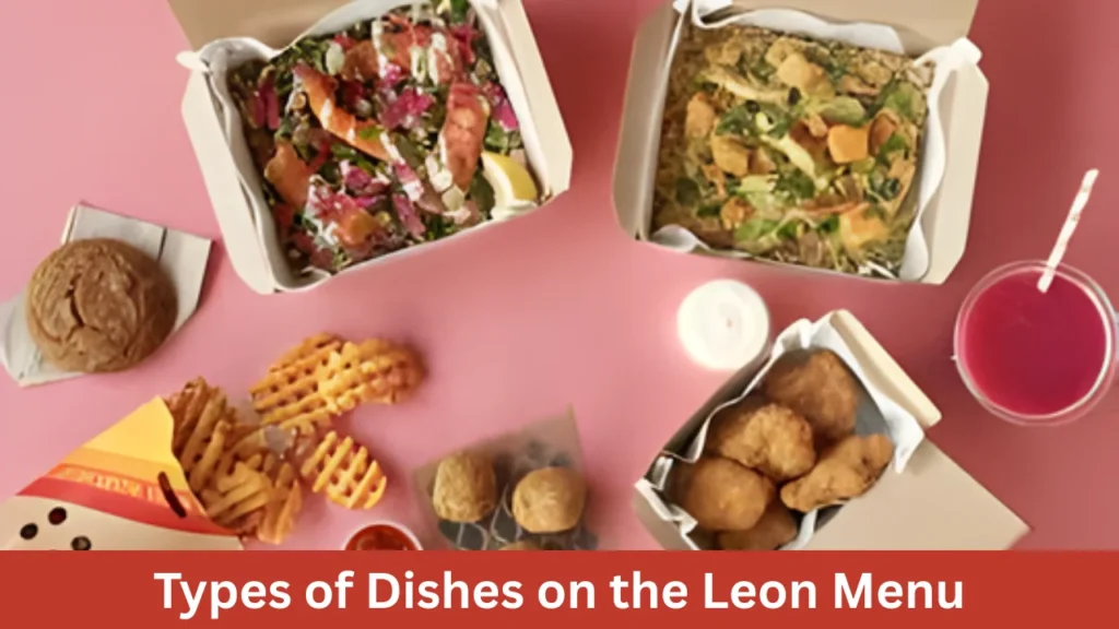 Types of Dishes on the Leon Menu