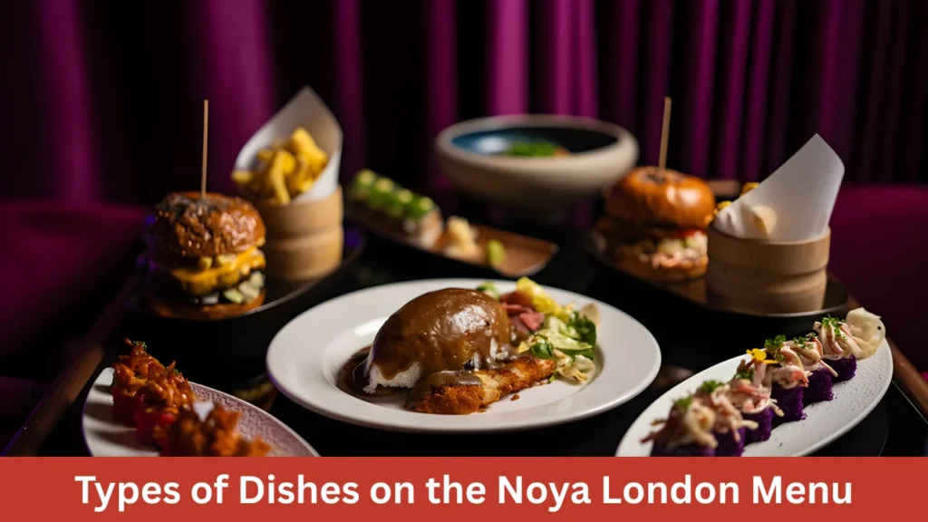 Types of Dishes on the Noya London Menu