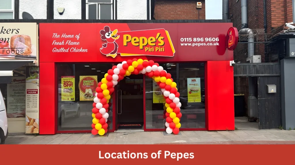 Locations of Pepes