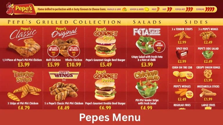 Pepes Menu