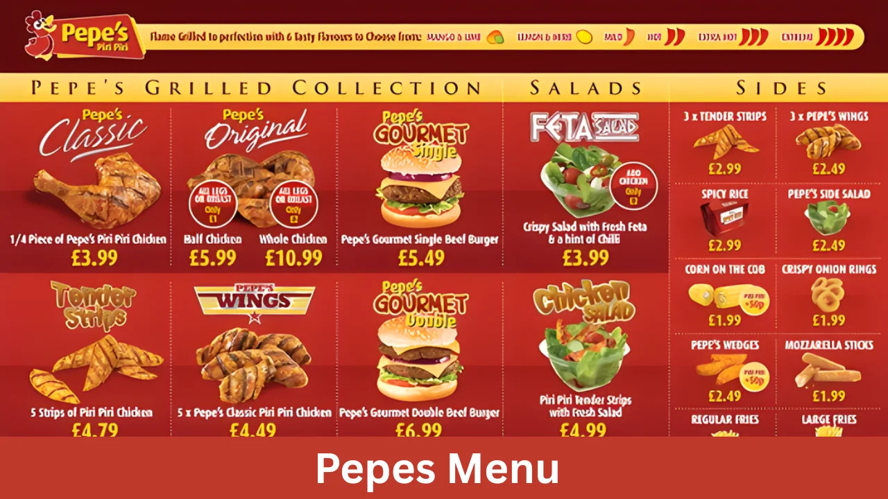 Pepes Menu