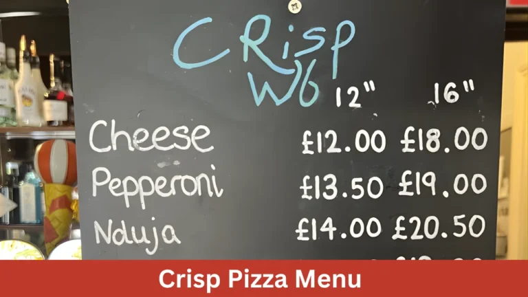 Crisp Pizza Menu