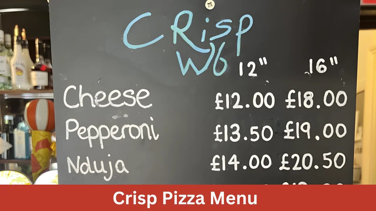 Crisp Pizza Menu