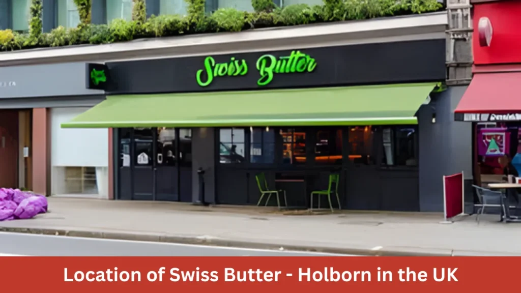 Location of Swiss Butter - Holborn in the UK
