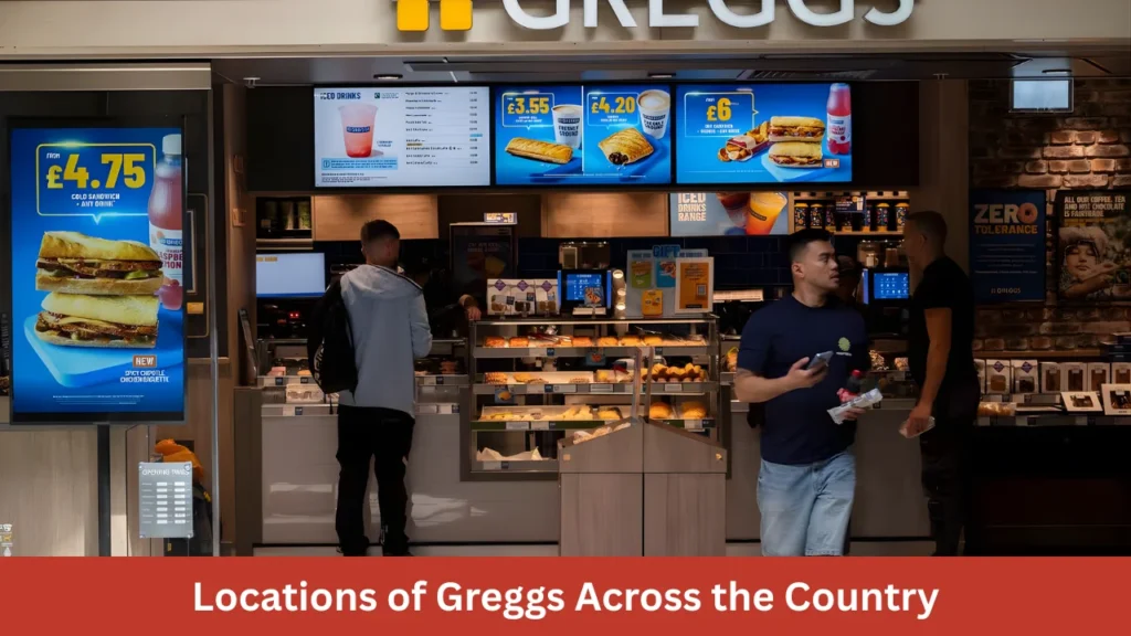 Locations of Greggs Across the Country