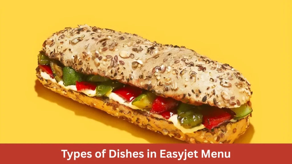 Types of Dishes in Easyjet Menu