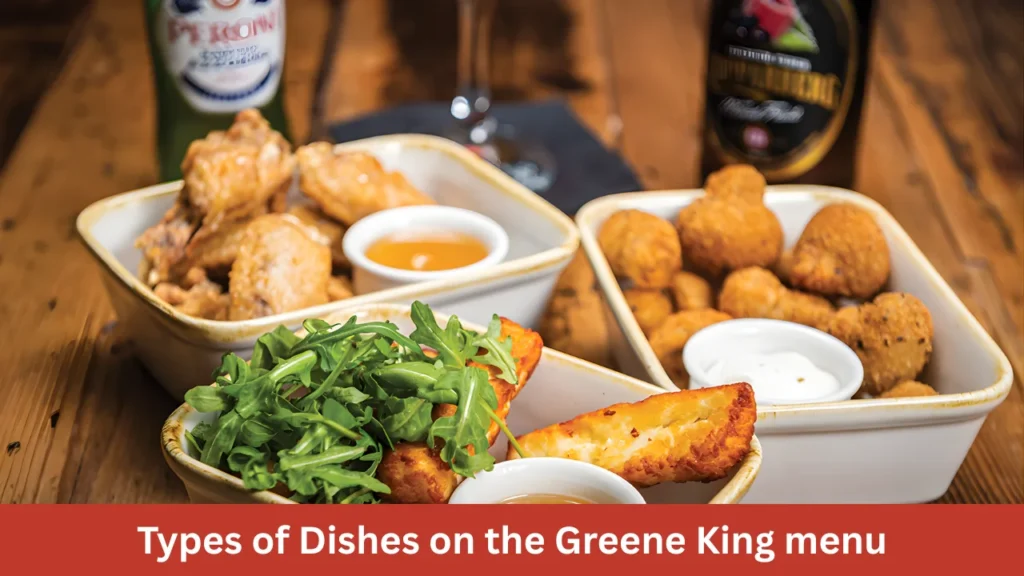 Types of Dishes on the Greene King menu