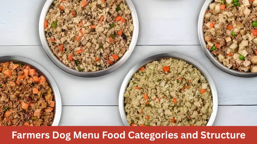 Farmers Dog Menu Food Categories and Structure