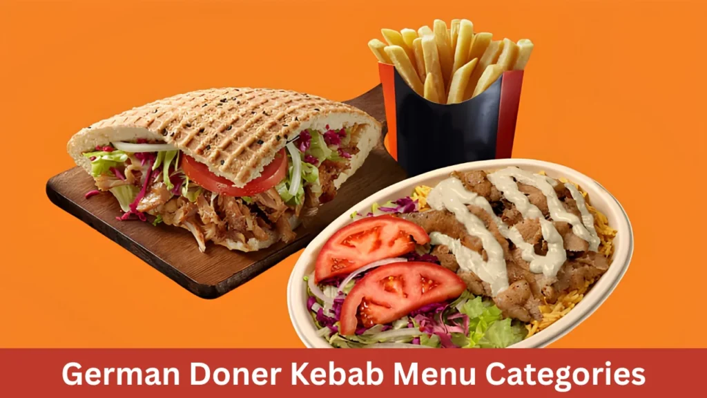 German Doner Kebab Menu Categories