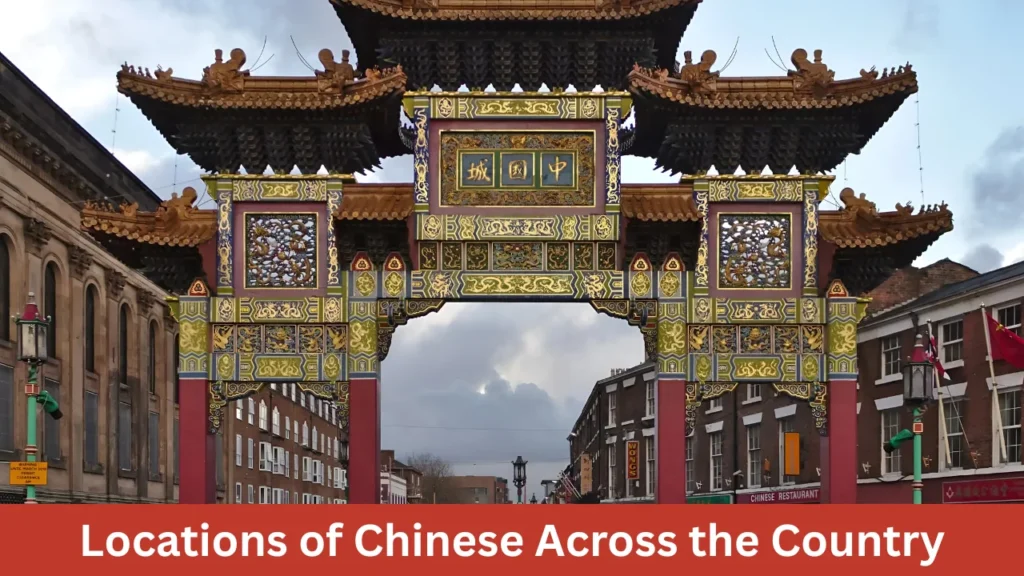 Locations of Chinese Across the Country