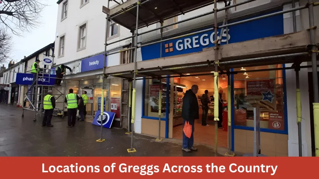 Locations of Greggs Across the Country