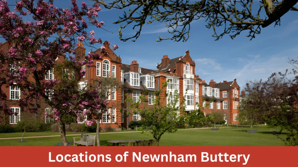 Locations of Newnham Buttery