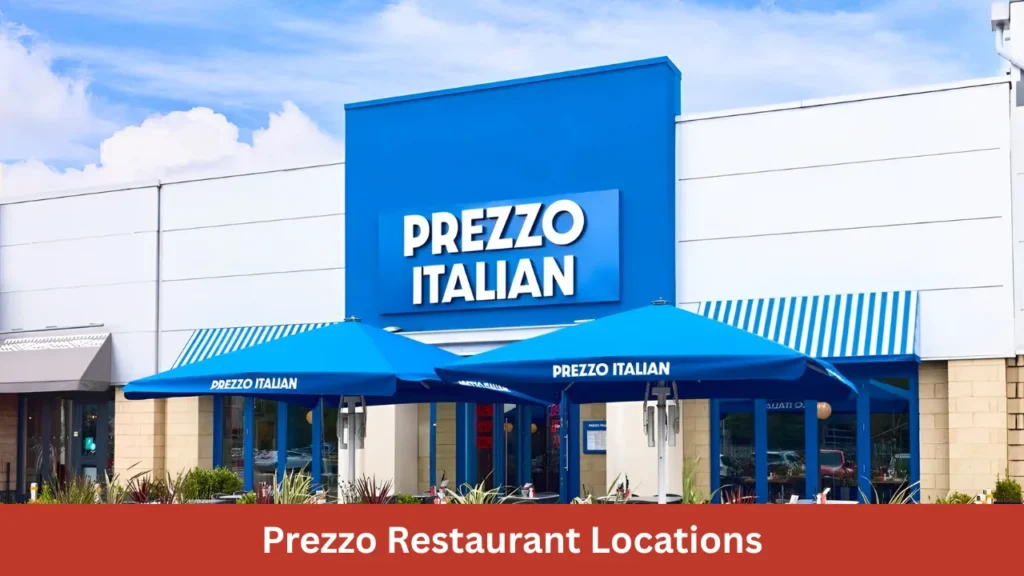Prezzo Restaurant Locations