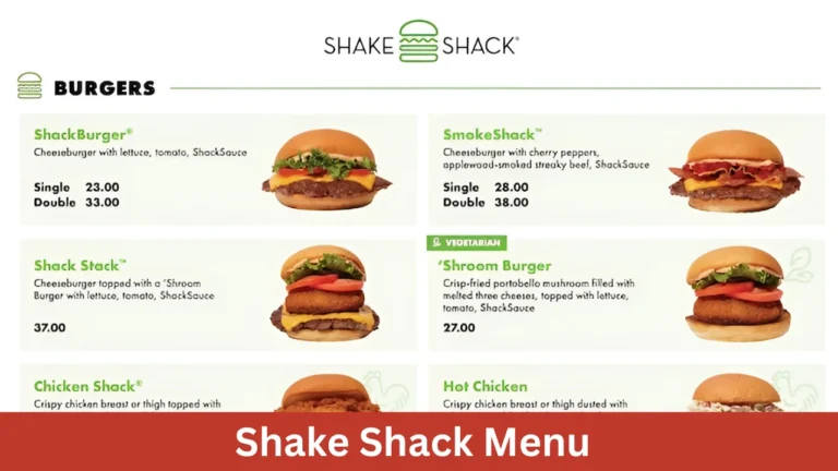 Shake Shack Menu