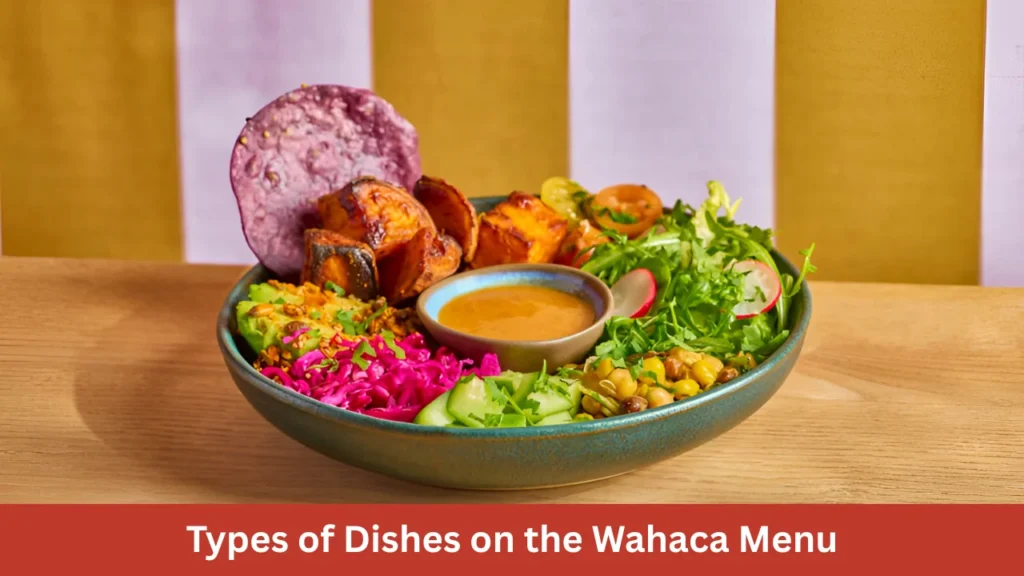 Types of Dishes on the Wahaca Menu