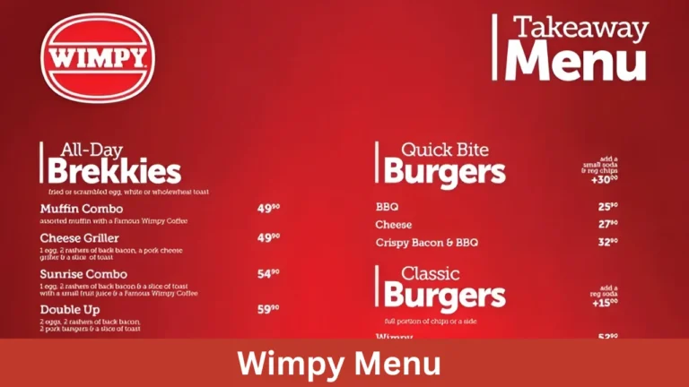 Wimpy Menu